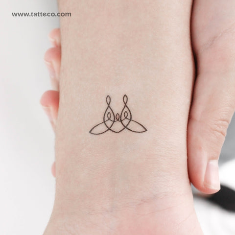 Family of Five Unity Symbol Temporary Tattoo set of 3 - Etsy